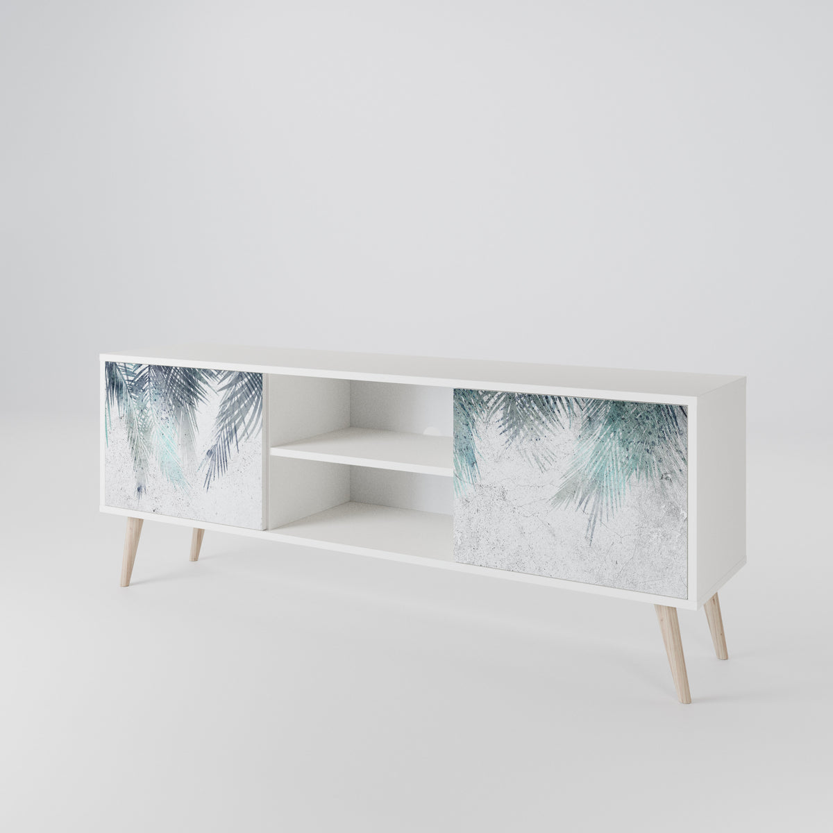 PALM VEIL Mueble de TV de 2 Puertas