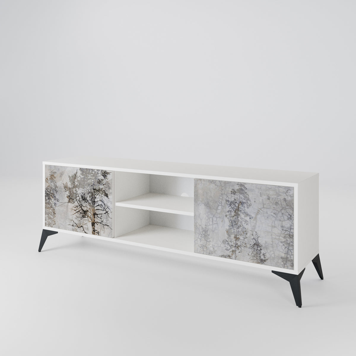FADE IN THE TREES Mueble de TV de 2 Puertas