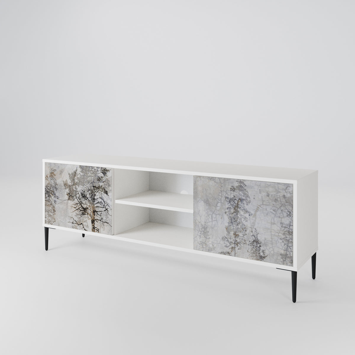 FADE IN THE TREES Mueble de TV de 2 Puertas