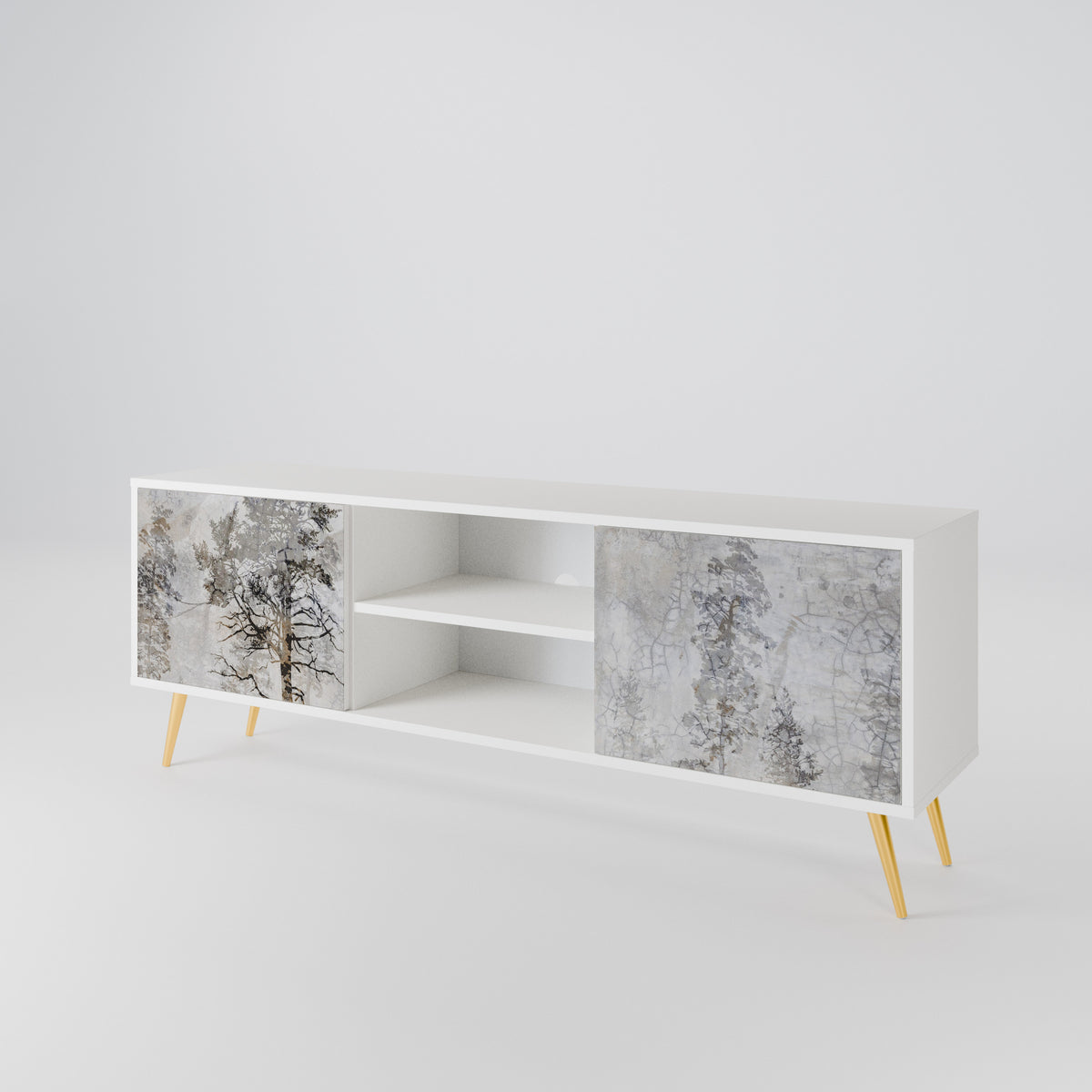 FADE IN THE TREES Mueble de TV de 2 Puertas
