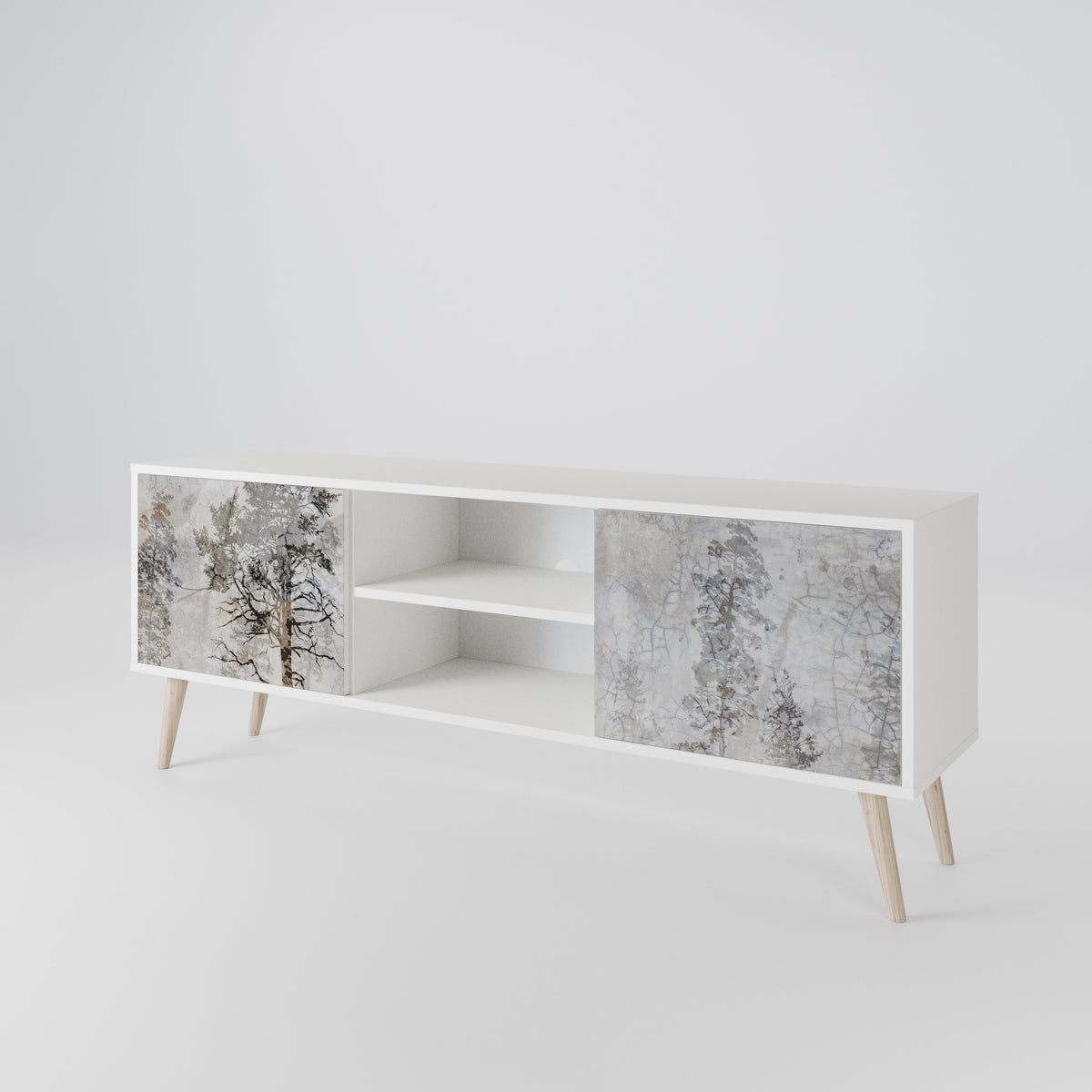 FADE IN THE TREES Mueble de TV de 2 Puertas