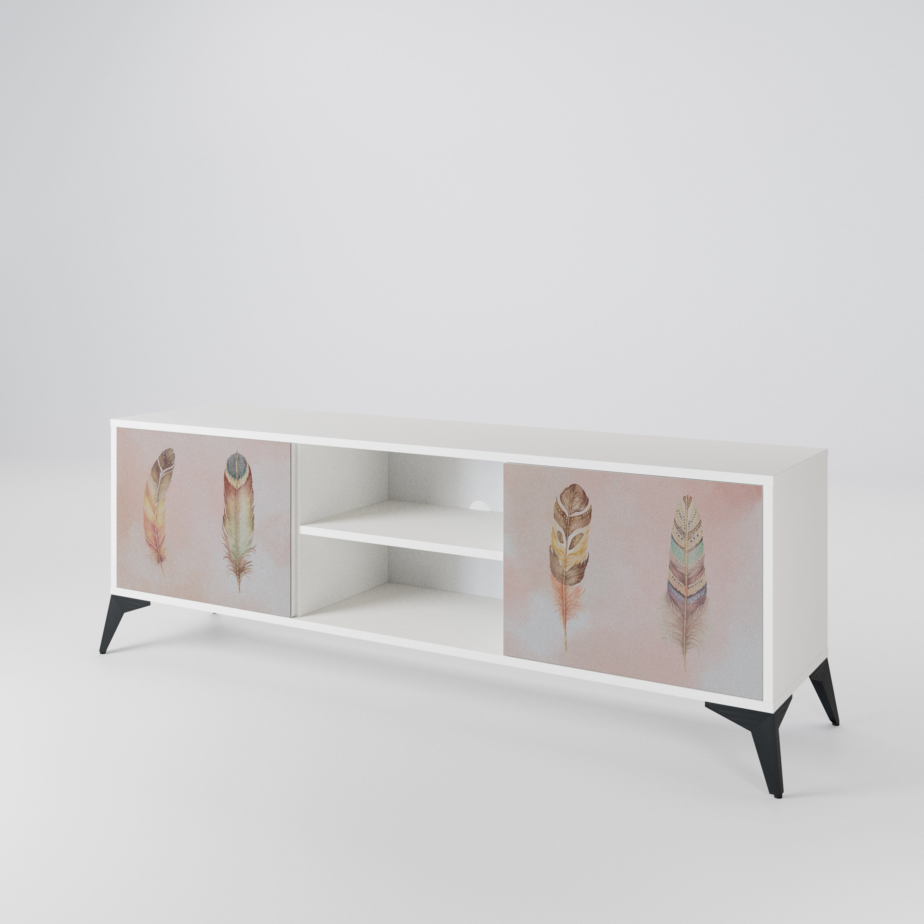 THE DELIQUESCE Mueble de TV de 2 Puertas