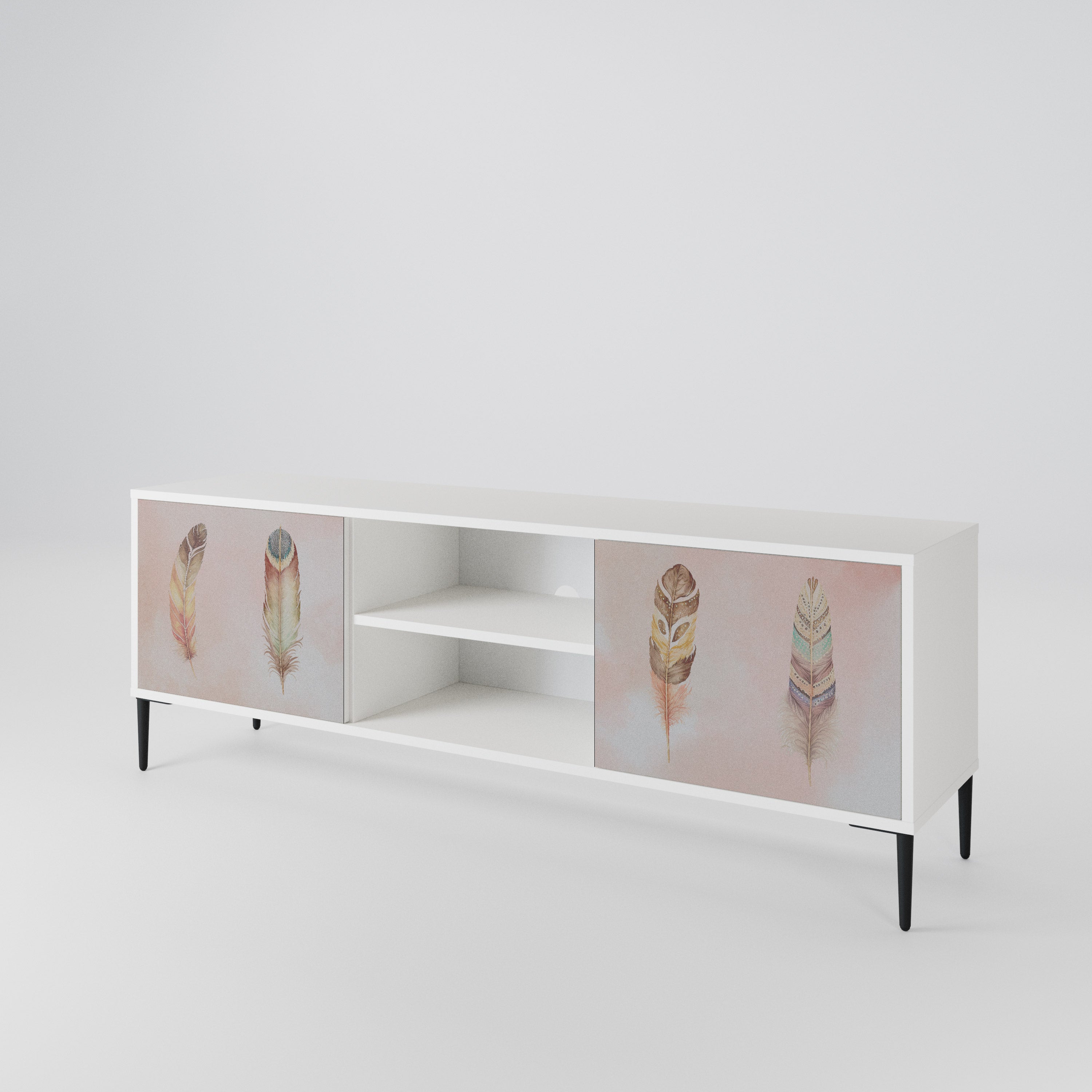 THE DELIQUESCE Mueble de TV de 2 Puertas