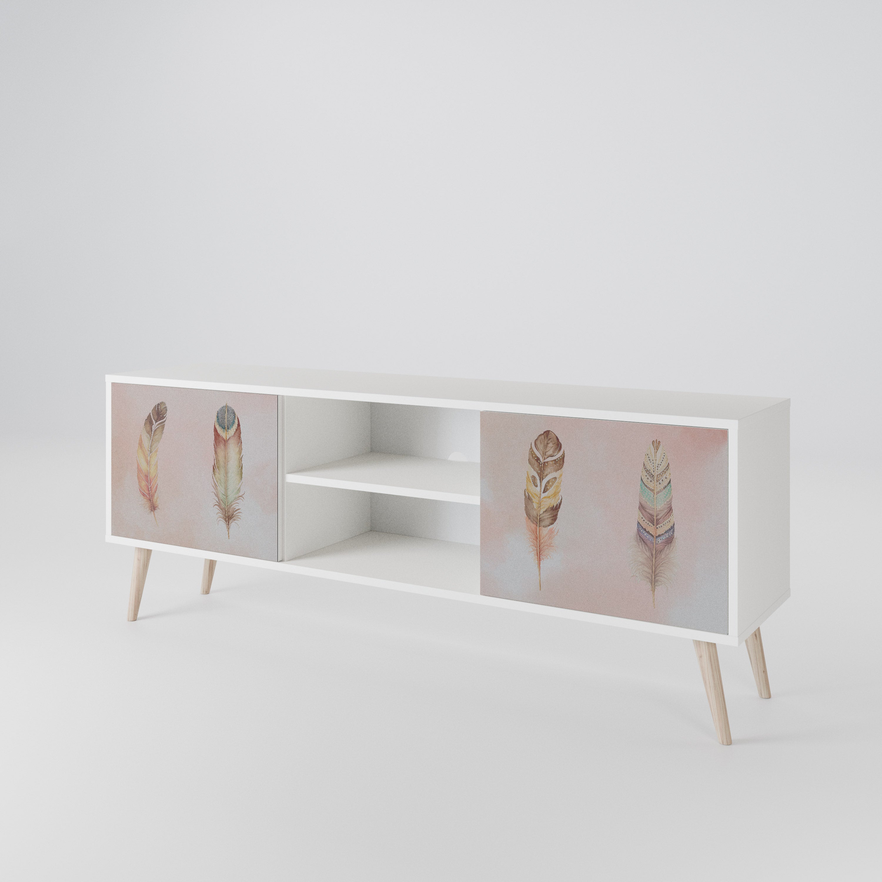 THE DELIQUESCE Mueble de TV de 2 Puertas