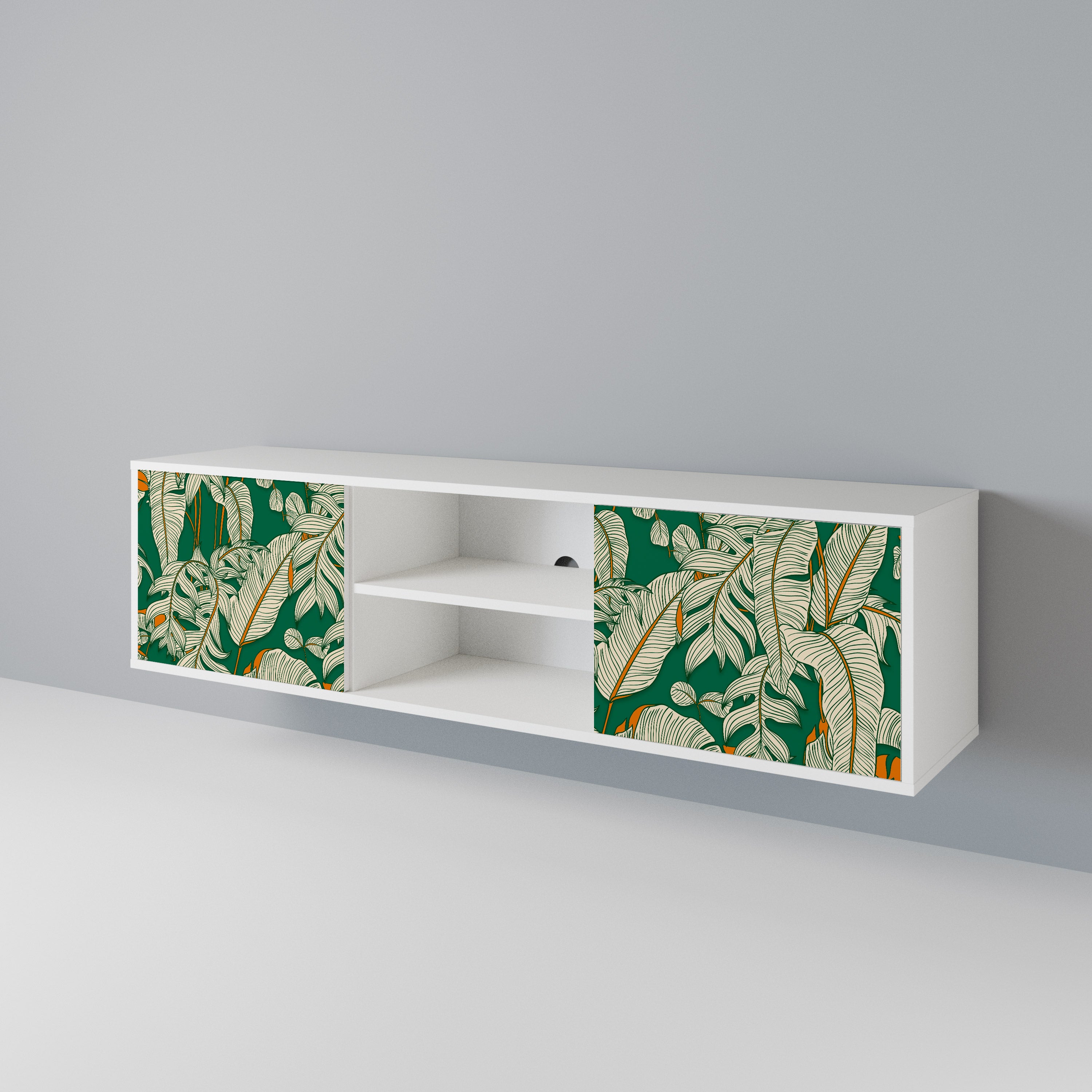 VERDANT PLEASURES Mueble de TV de 2 Puertas