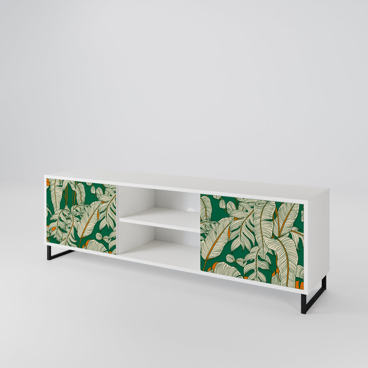 VERDANT PLEASURES Mueble de TV de 2 Puertas