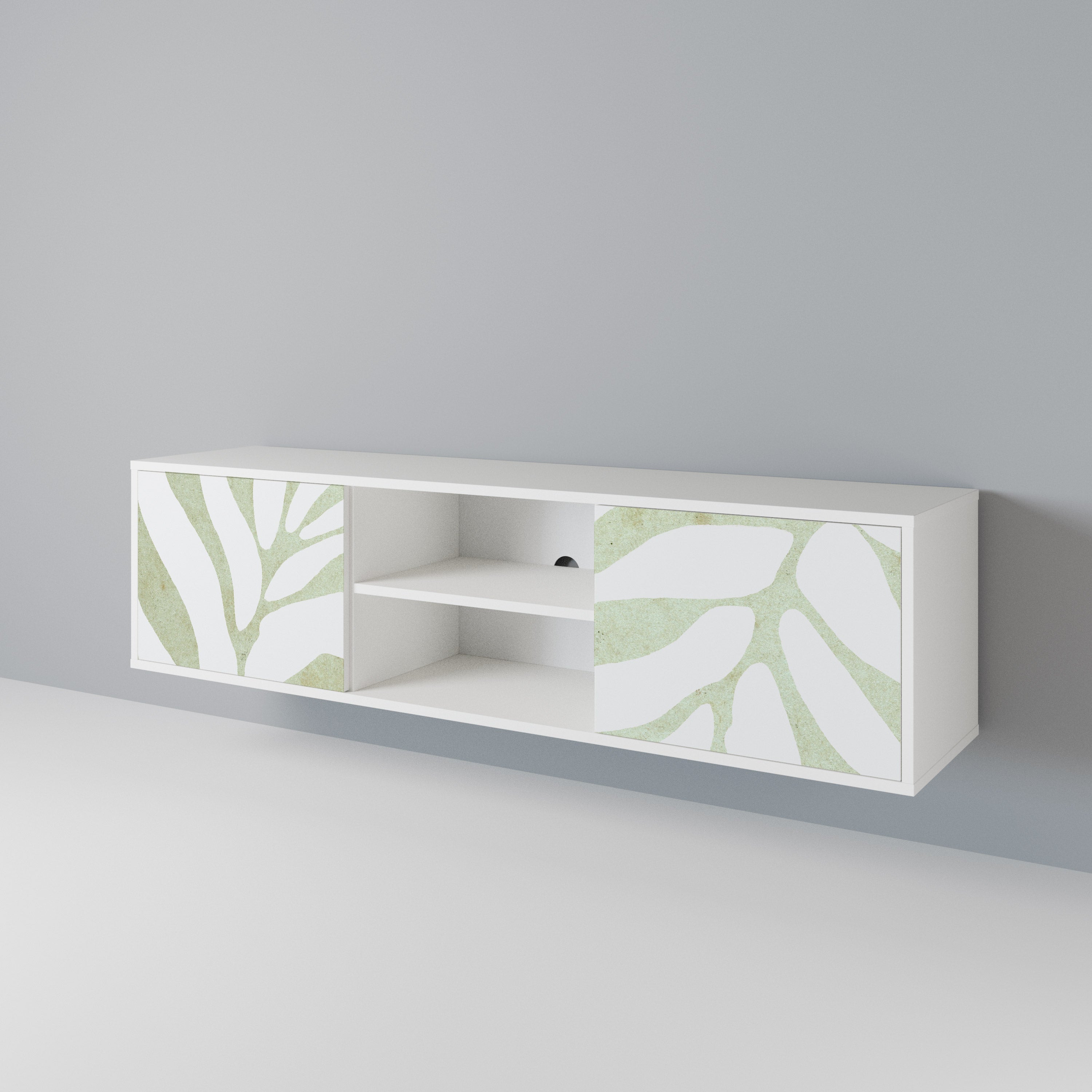 BOTANICAL SPARK Mueble de TV de 2 Puertas