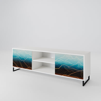 LUNAR SECRETS Mueble de TV de 2 Puertas