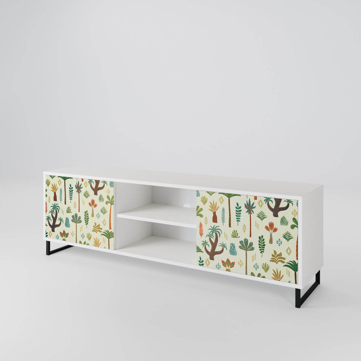 PALM SPRING Mueble de TV de 2 Puertas