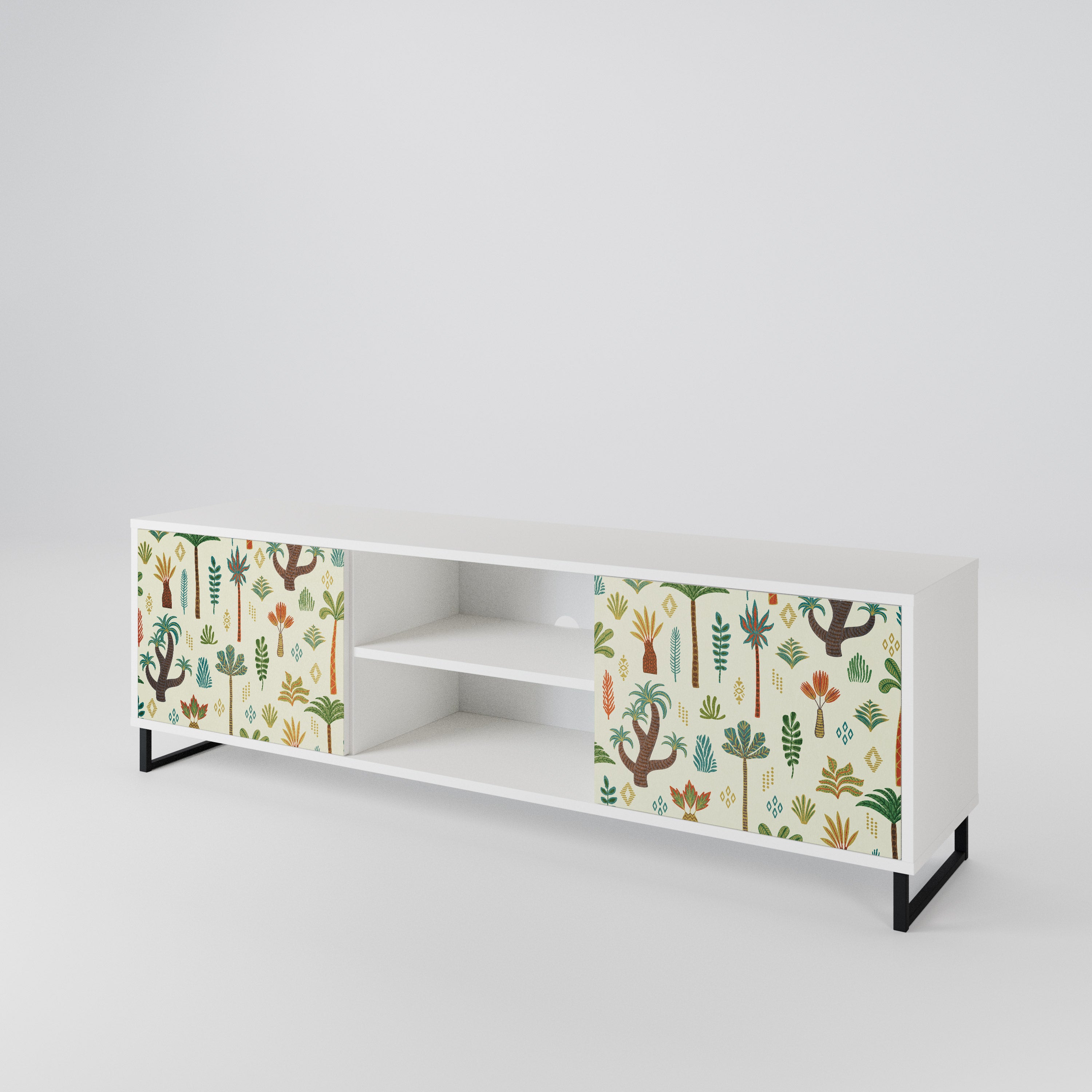 PALM SPRING Mueble de TV de 2 Puertas