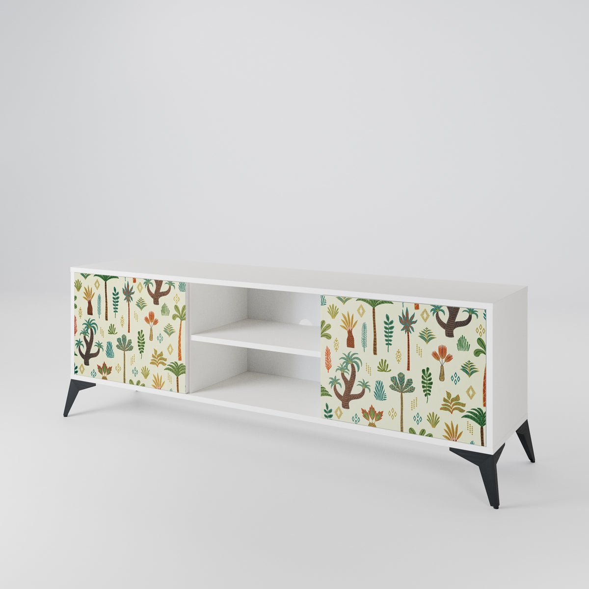 PALM SPRING Mueble de TV de 2 Puertas