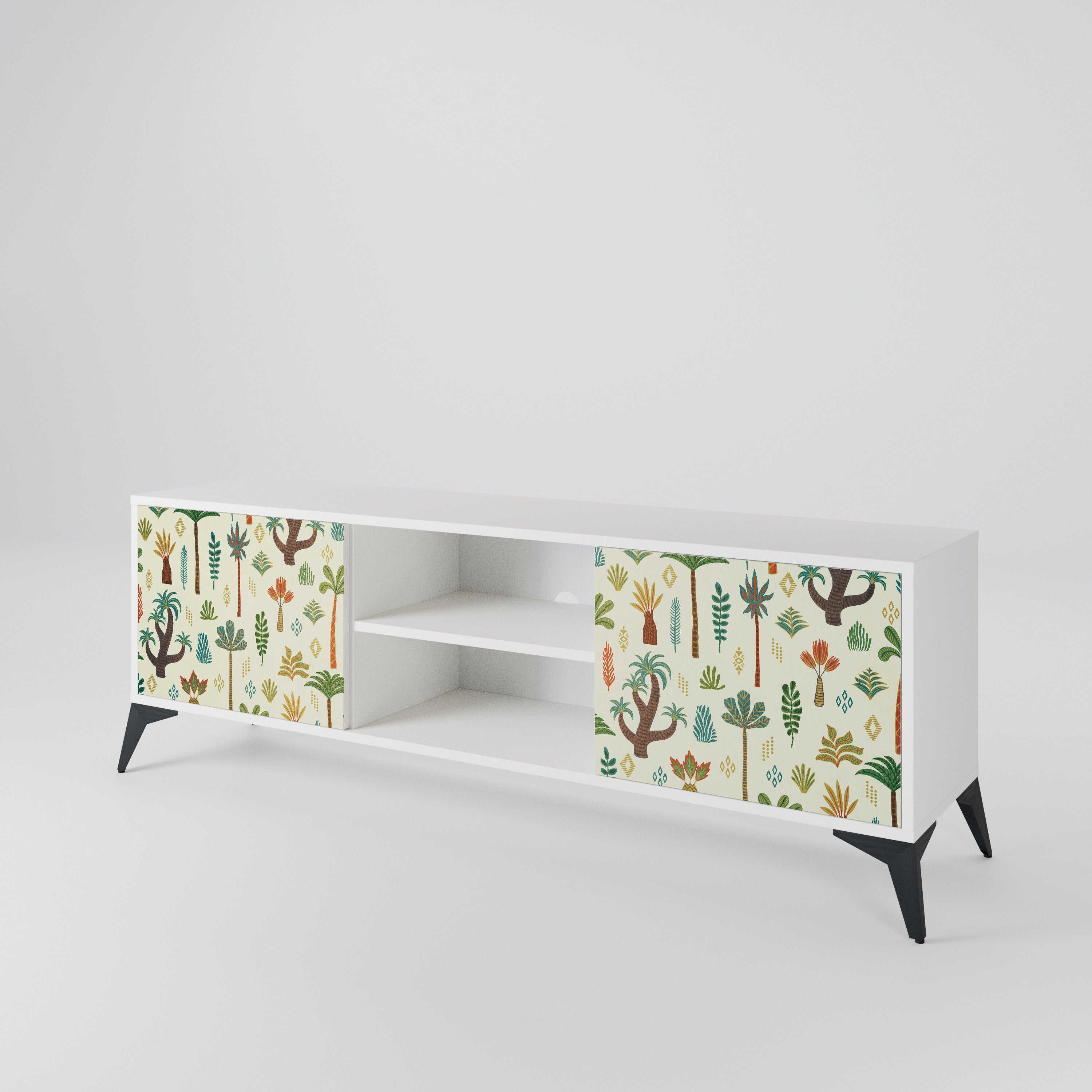 PALM SPRING Mueble de TV de 2 Puertas