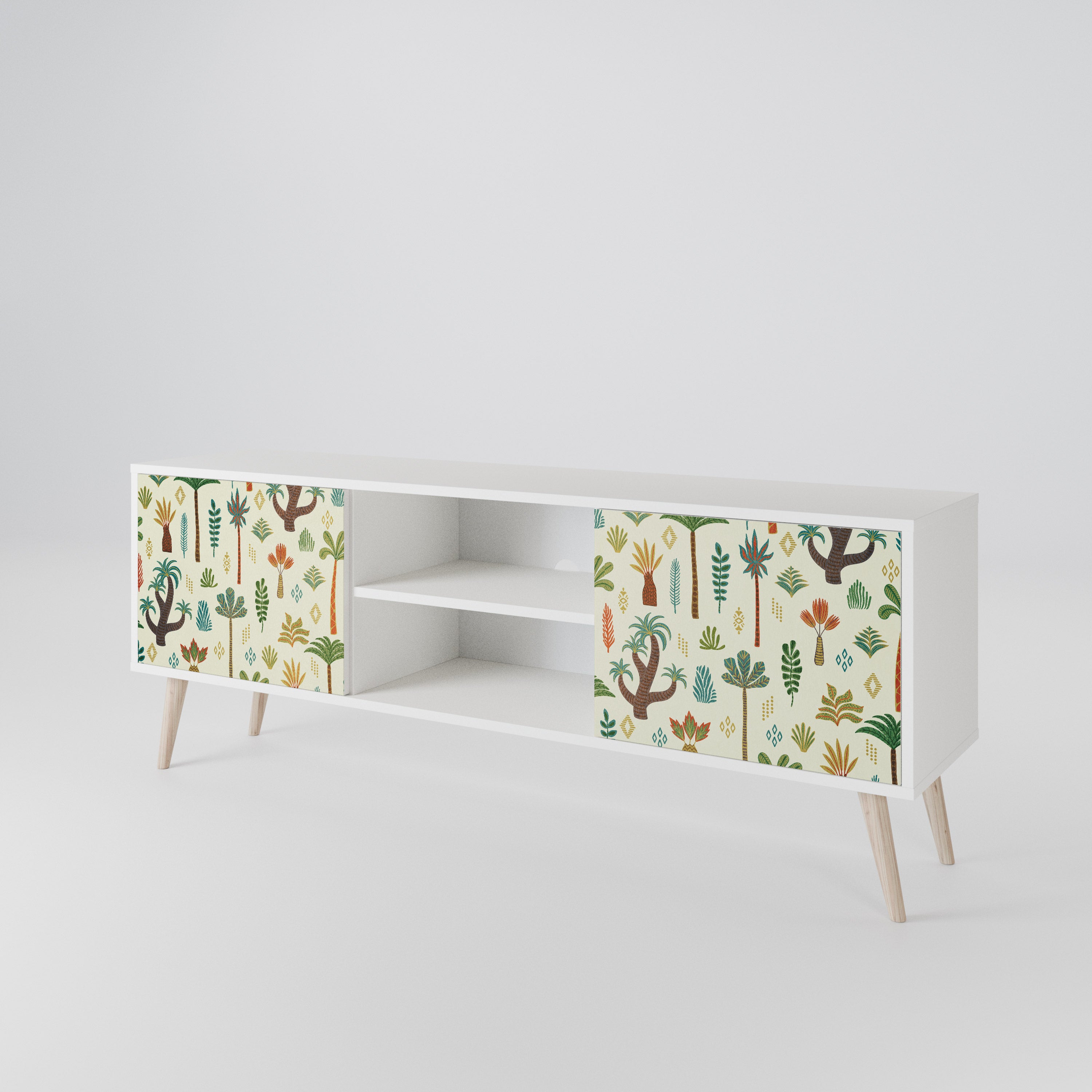 PALM SPRING Mueble de TV de 2 Puertas