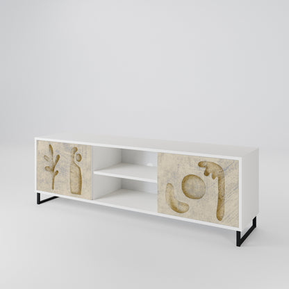 SAND SCULPTURES Mueble de TV de 2 Puertas
