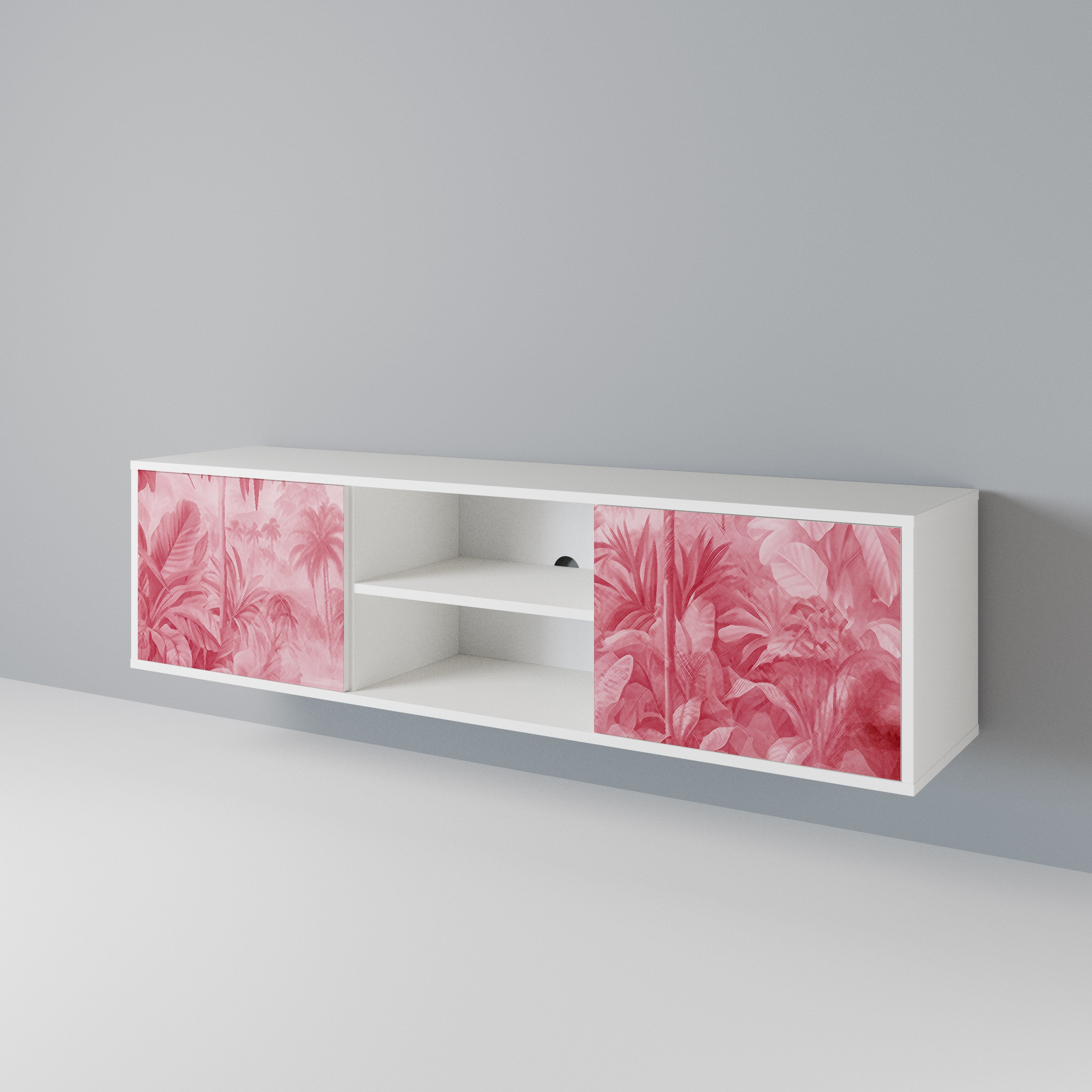 SWEET TROPICS Mueble de TV de 2 Puertas