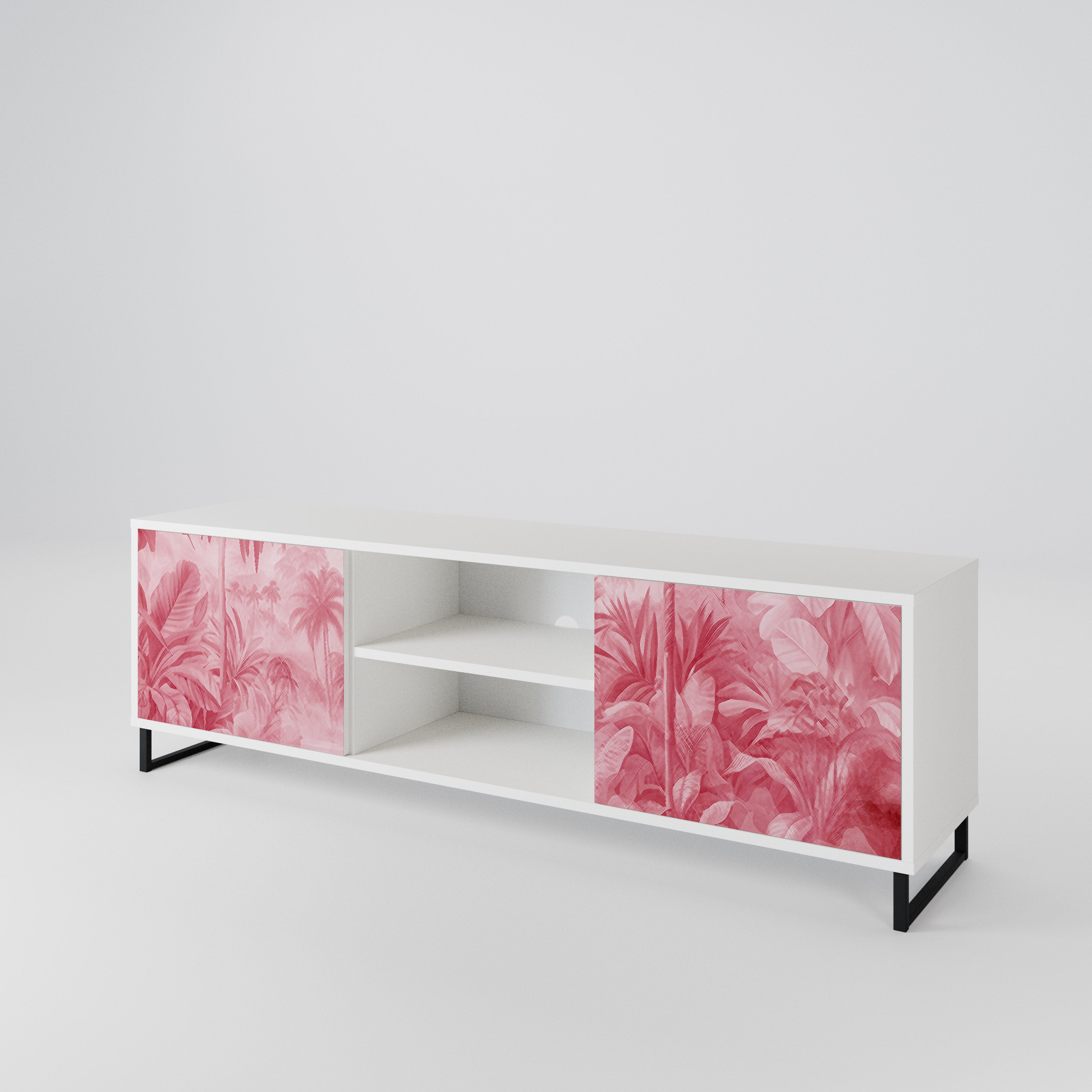SWEET TROPICS Mueble de TV de 2 Puertas