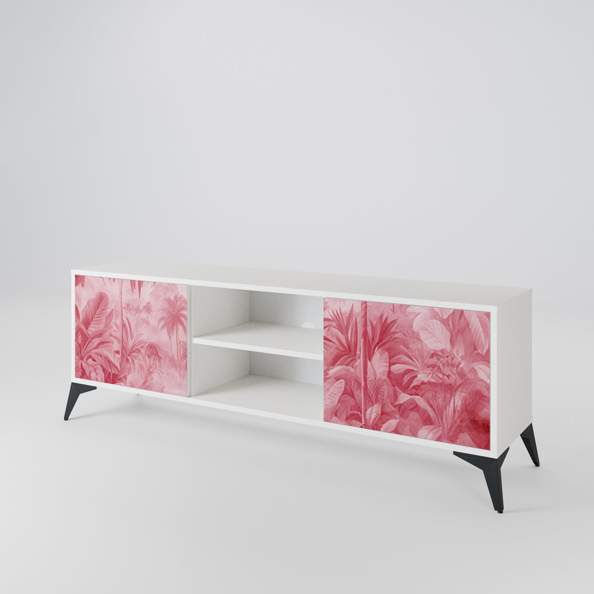 SWEET TROPICS Mueble de TV de 2 Puertas