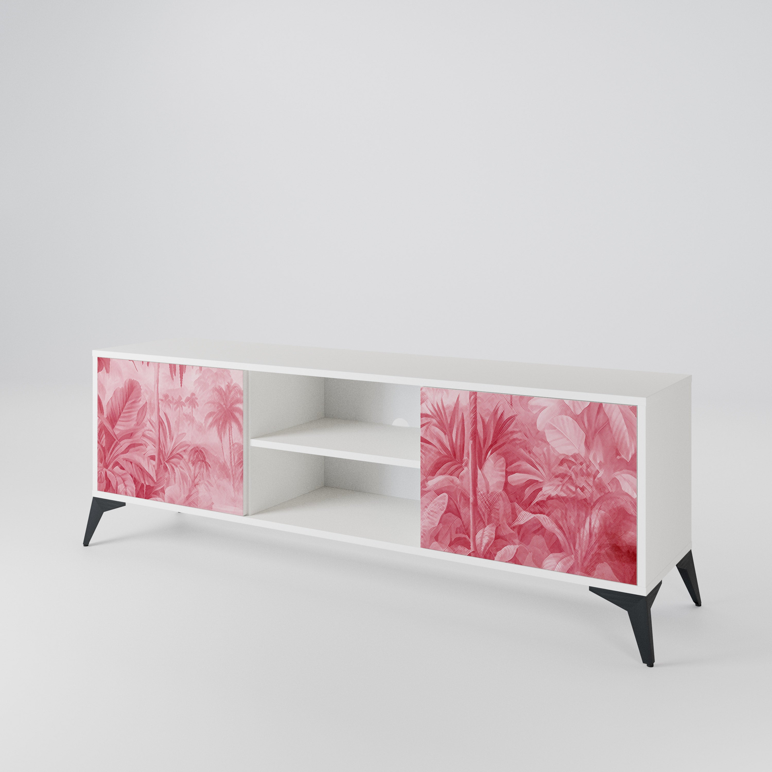 SWEET TROPICS Mueble de TV de 2 Puertas