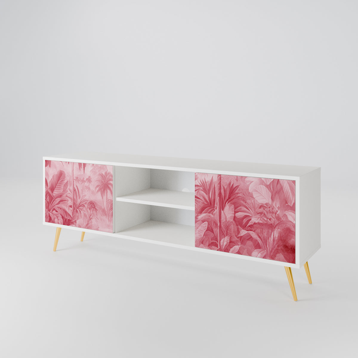 SWEET TROPICS Mueble de TV de 2 Puertas