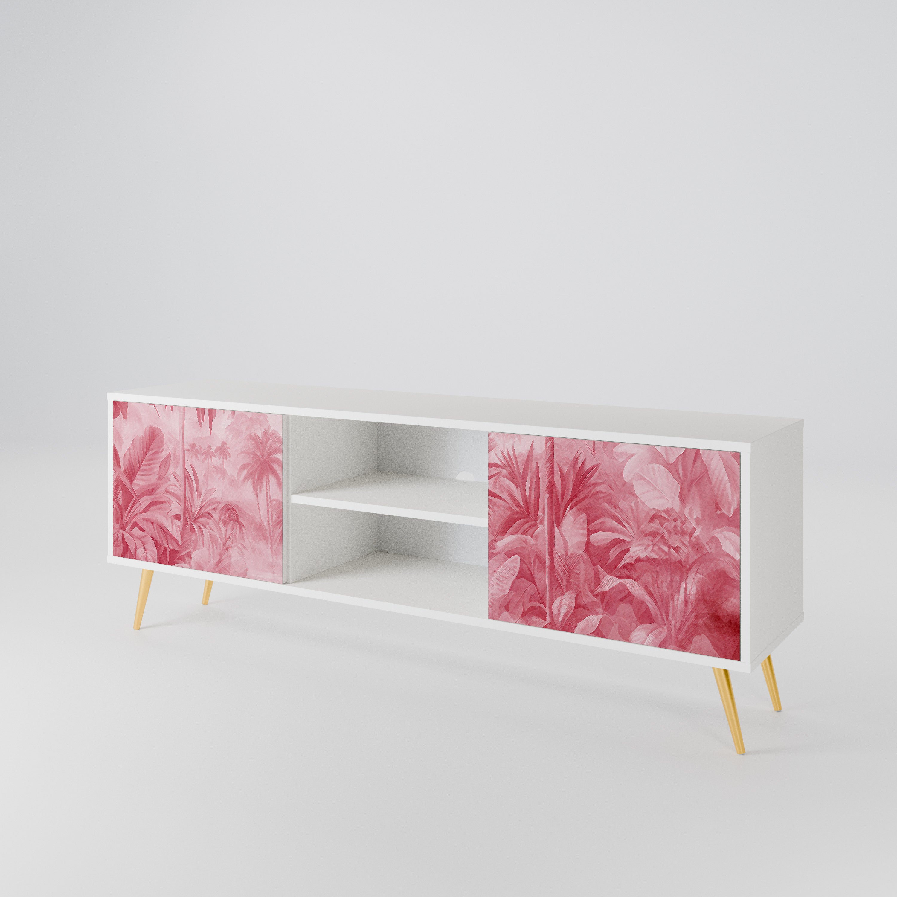 SWEET TROPICS Mueble de TV de 2 Puertas