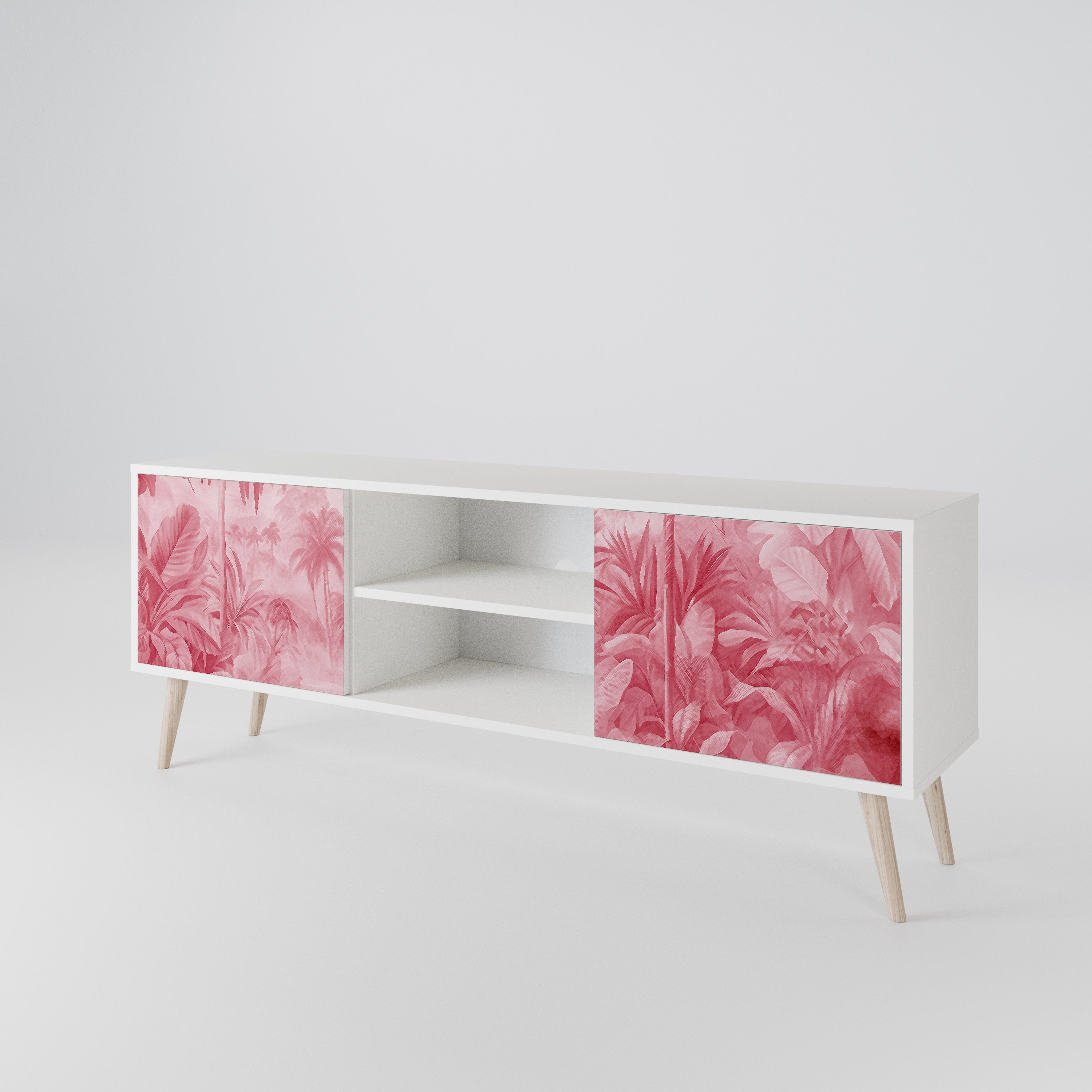 SWEET TROPICS Mueble de TV de 2 Puertas