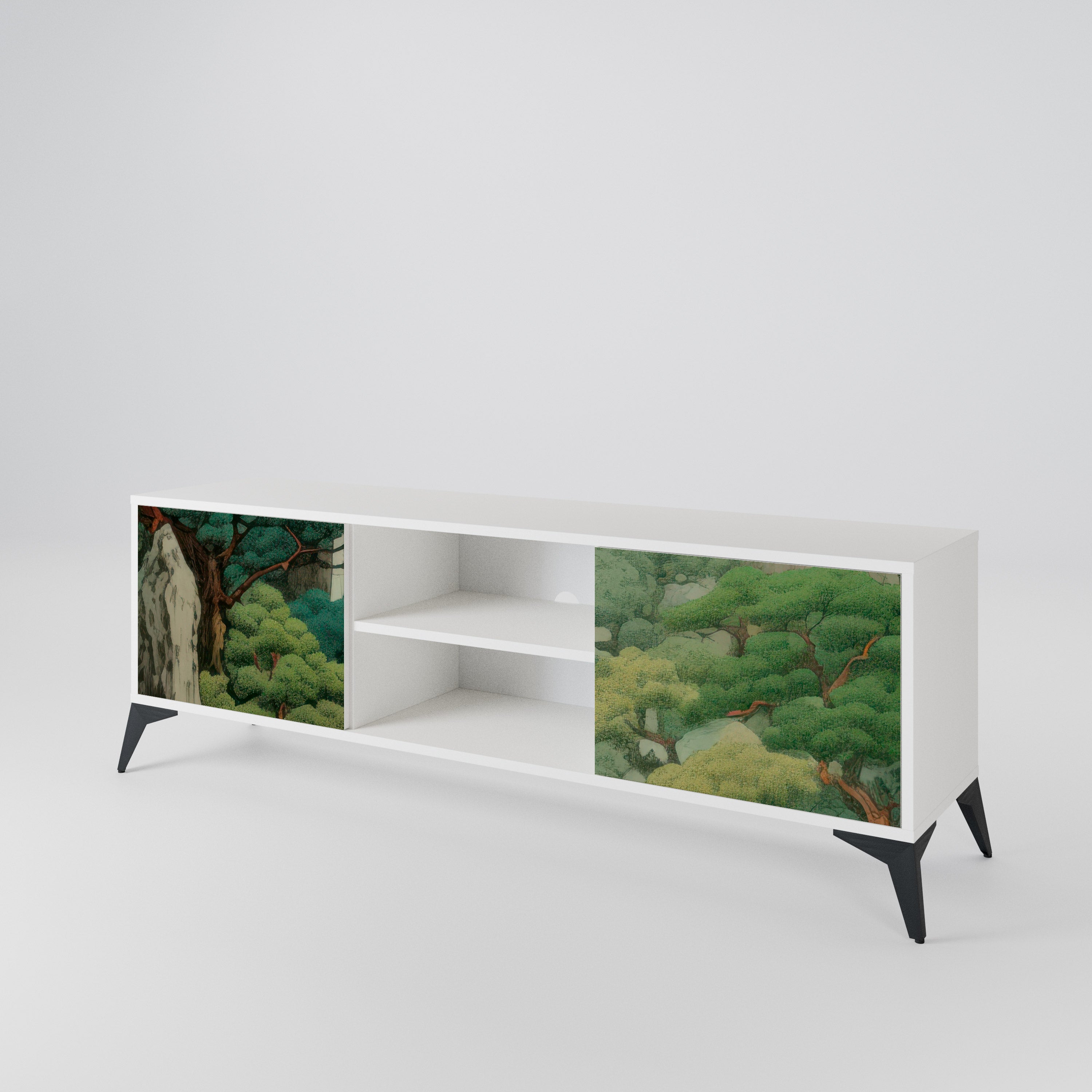 VERDURE ABYSS Mueble de TV de 2 Puertas