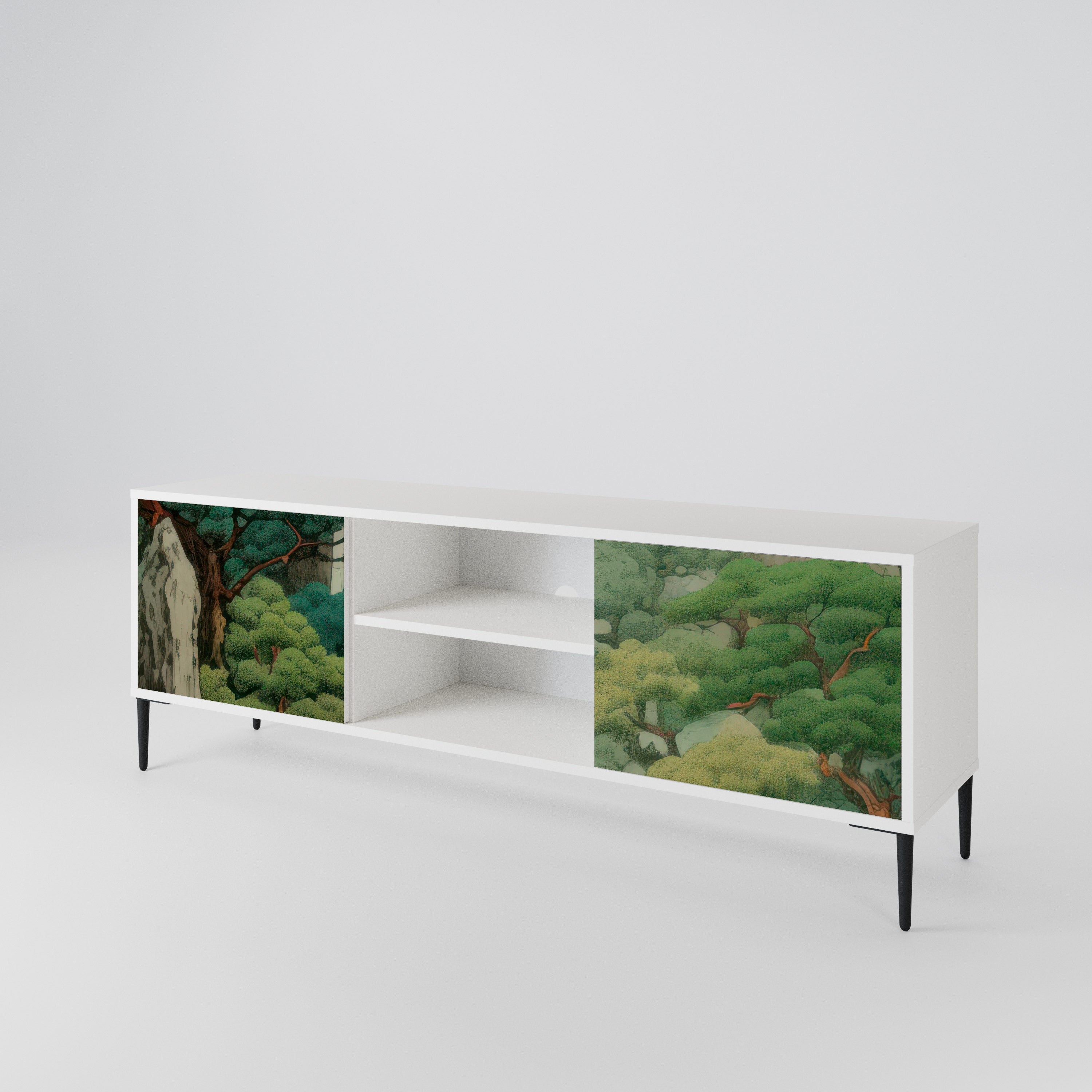 VERDURE ABYSS Mueble de TV de 2 Puertas