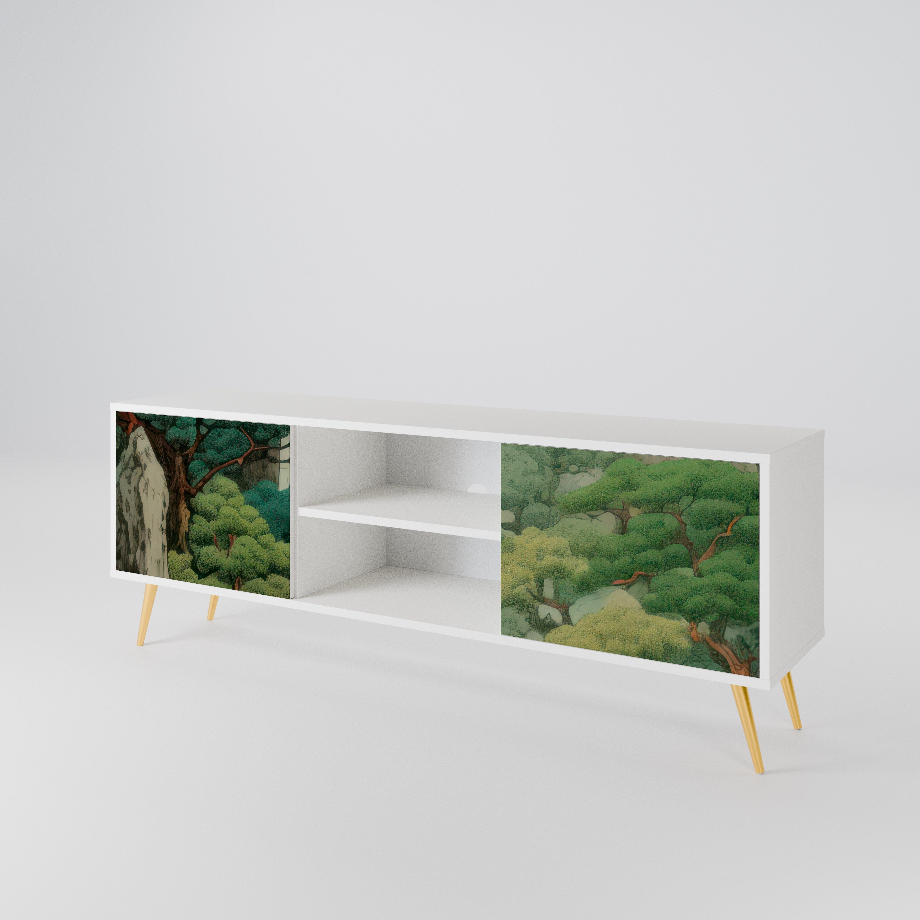 VERDURE ABYSS Mueble de TV de 2 Puertas