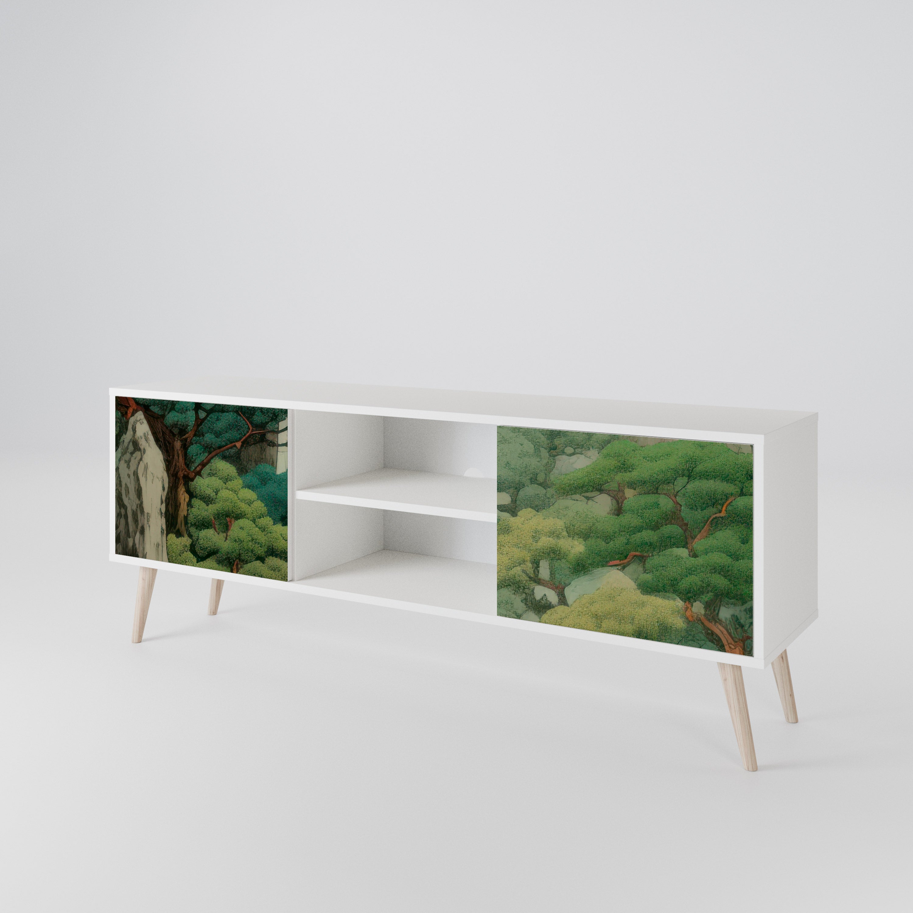 VERDURE ABYSS Mueble de TV de 2 Puertas
