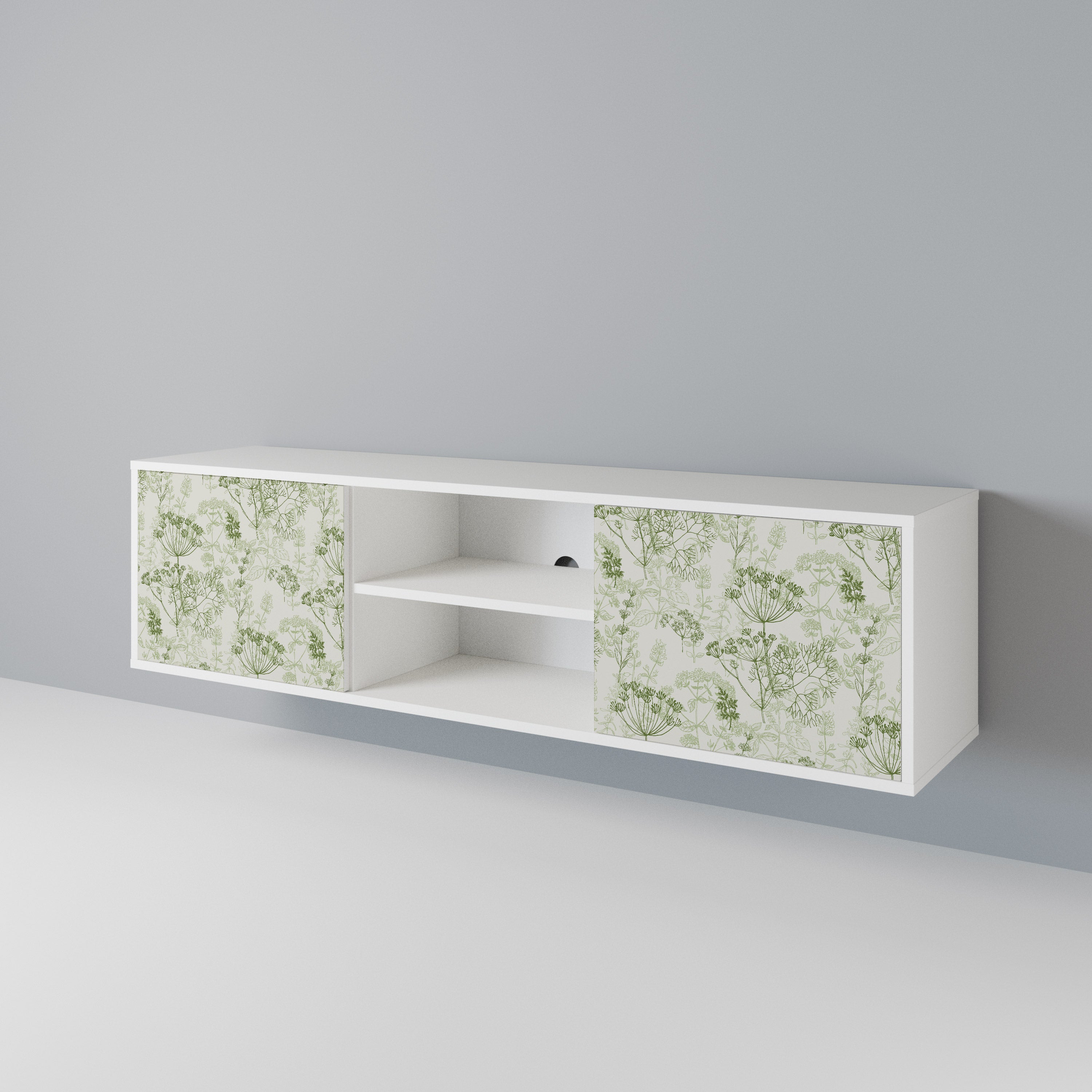 FENNEL BALDACHIN Mueble de TV de 2 Puertas