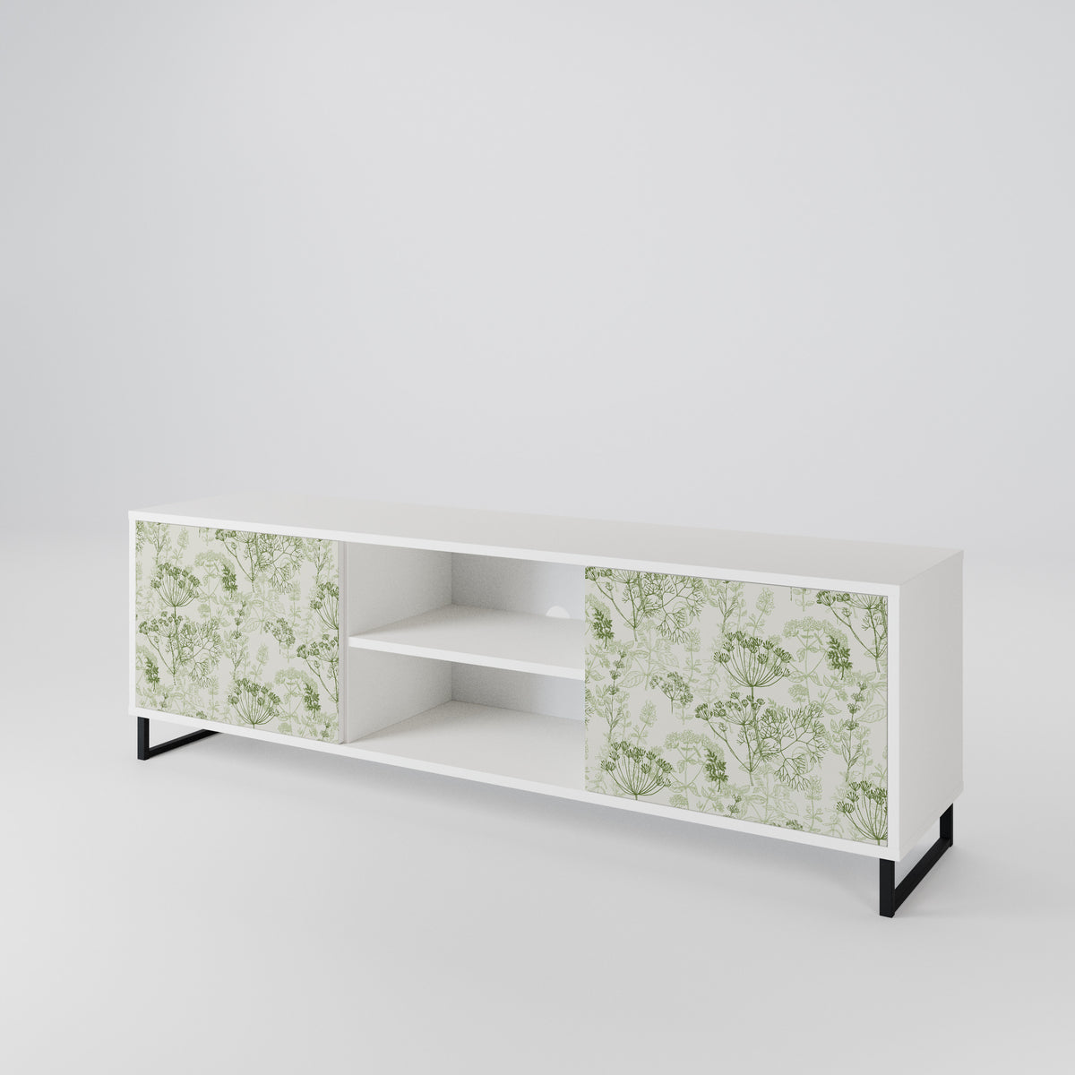 FENNEL BALDACHIN Mueble de TV de 2 Puertas