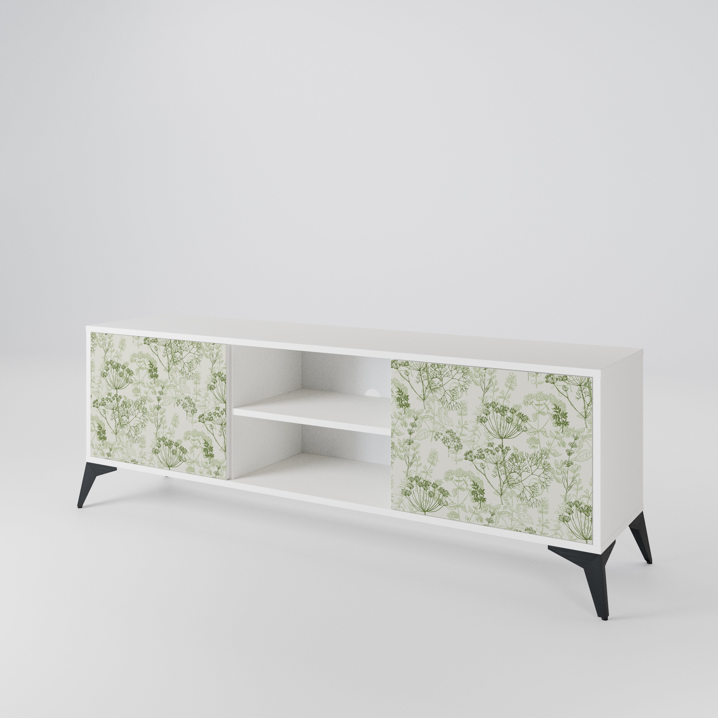 FENNEL BALDACHIN Mueble de TV de 2 Puertas
