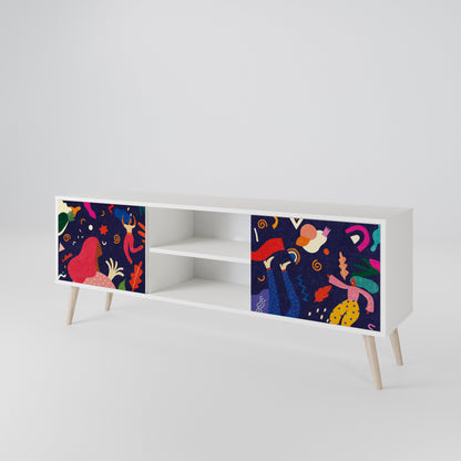 FESTIVE PLEASURES Mueble de TV de 2 Puertas