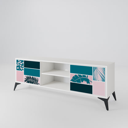 COMBINATION OF SHAPES Mueble de TV de 2 Puertas