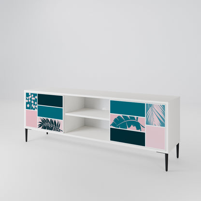 COMBINATION OF SHAPES Mueble de TV de 2 Puertas