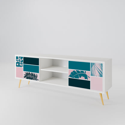 COMBINATION OF SHAPES Mueble de TV de 2 Puertas