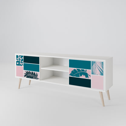 COMBINATION OF SHAPES Mueble de TV de 2 Puertas