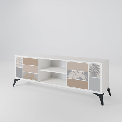 TROPICAL SHAPES Mueble de TV de 2 Puertas