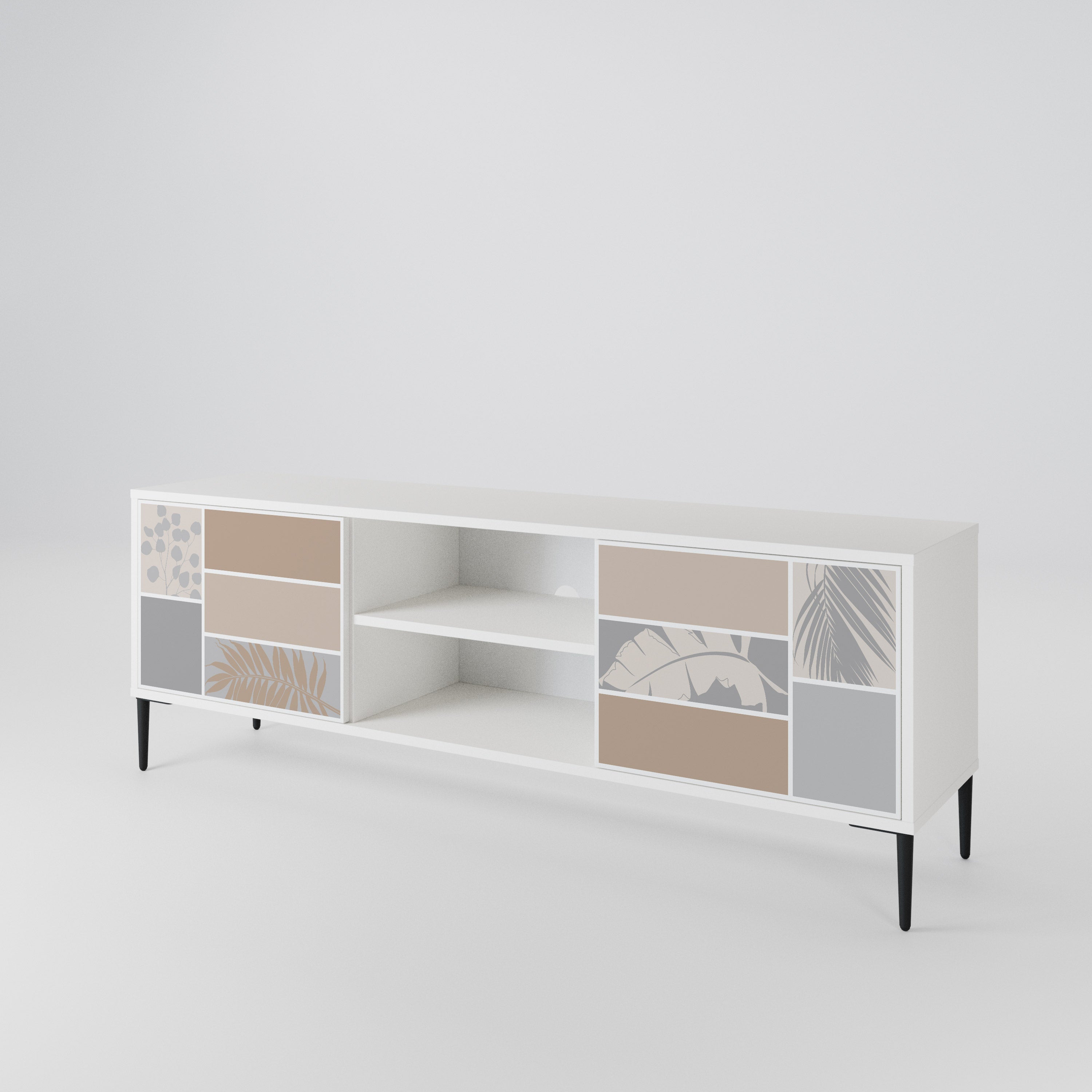 TROPICAL SHAPES 2-Door TV Cabinet