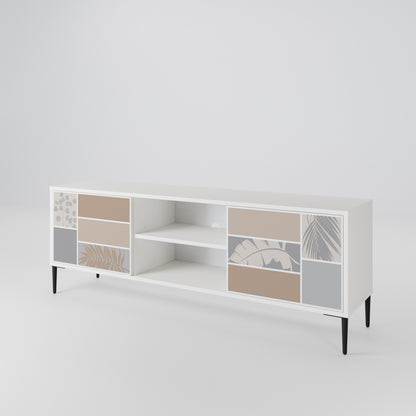 TROPICAL SHAPES Mueble de TV de 2 Puertas