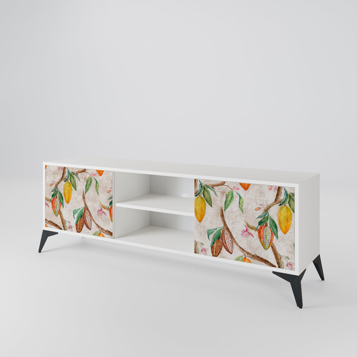 COCOA FRUITS Mueble de TV de 2 Puertas