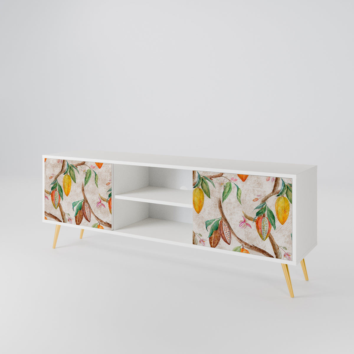 COCOA FRUITS Mueble de TV de 2 Puertas