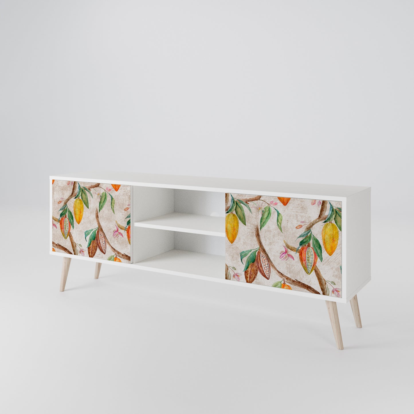 COCOA FRUITS Mueble de TV de 2 Puertas