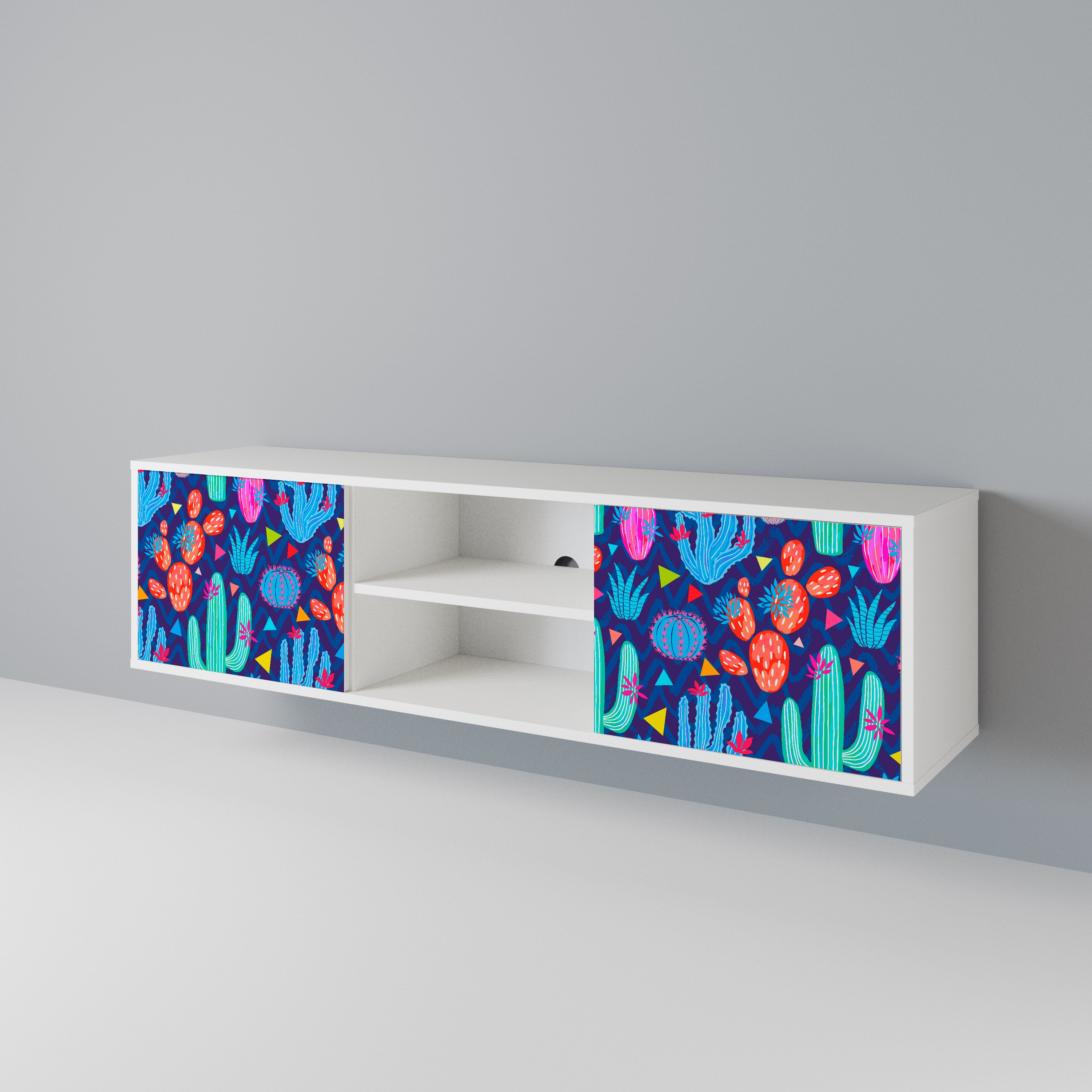 CACTUS VIBES 2-Door TV Cabinet