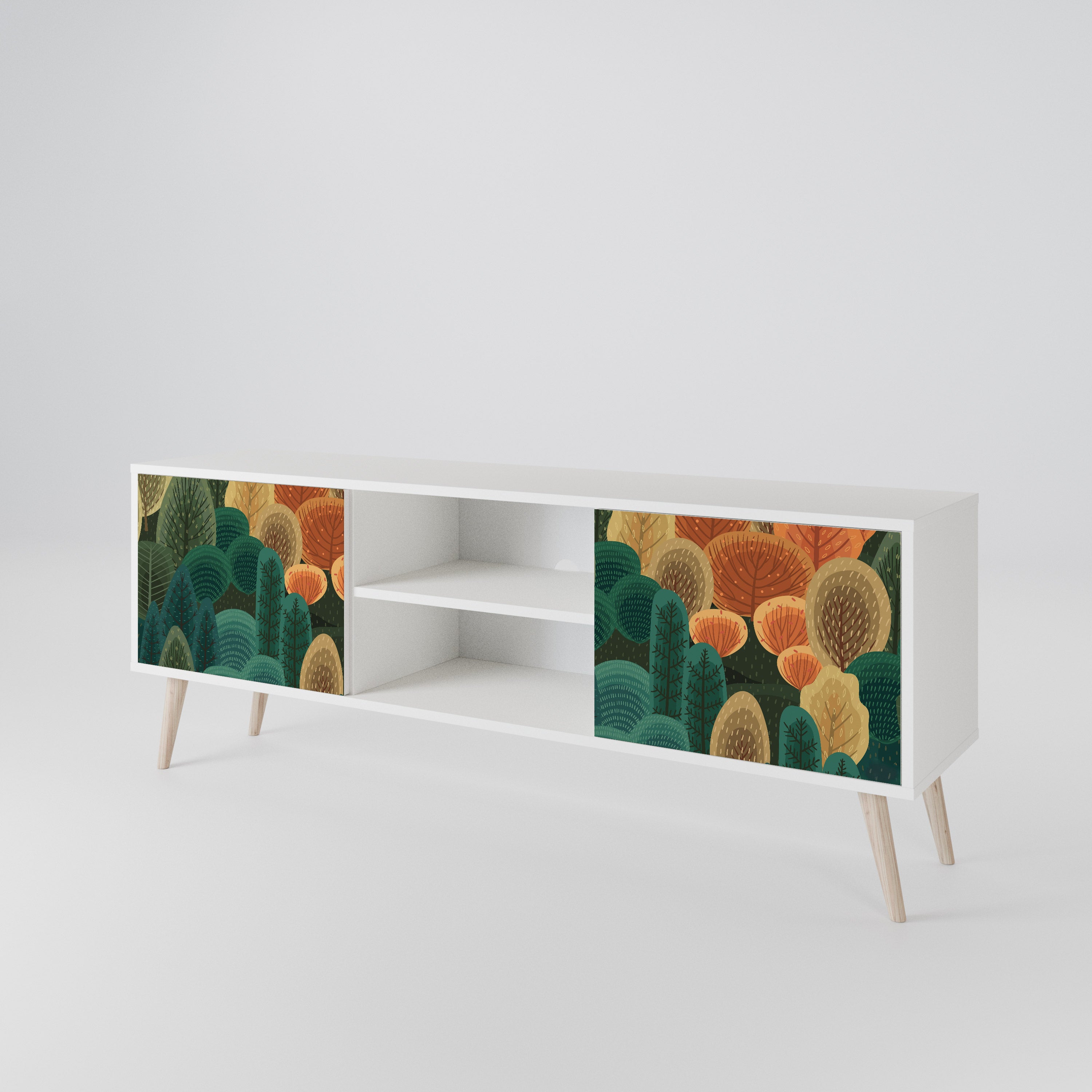 AUTUMN KALEIDOSCOPE 2-Door TV Cabinet