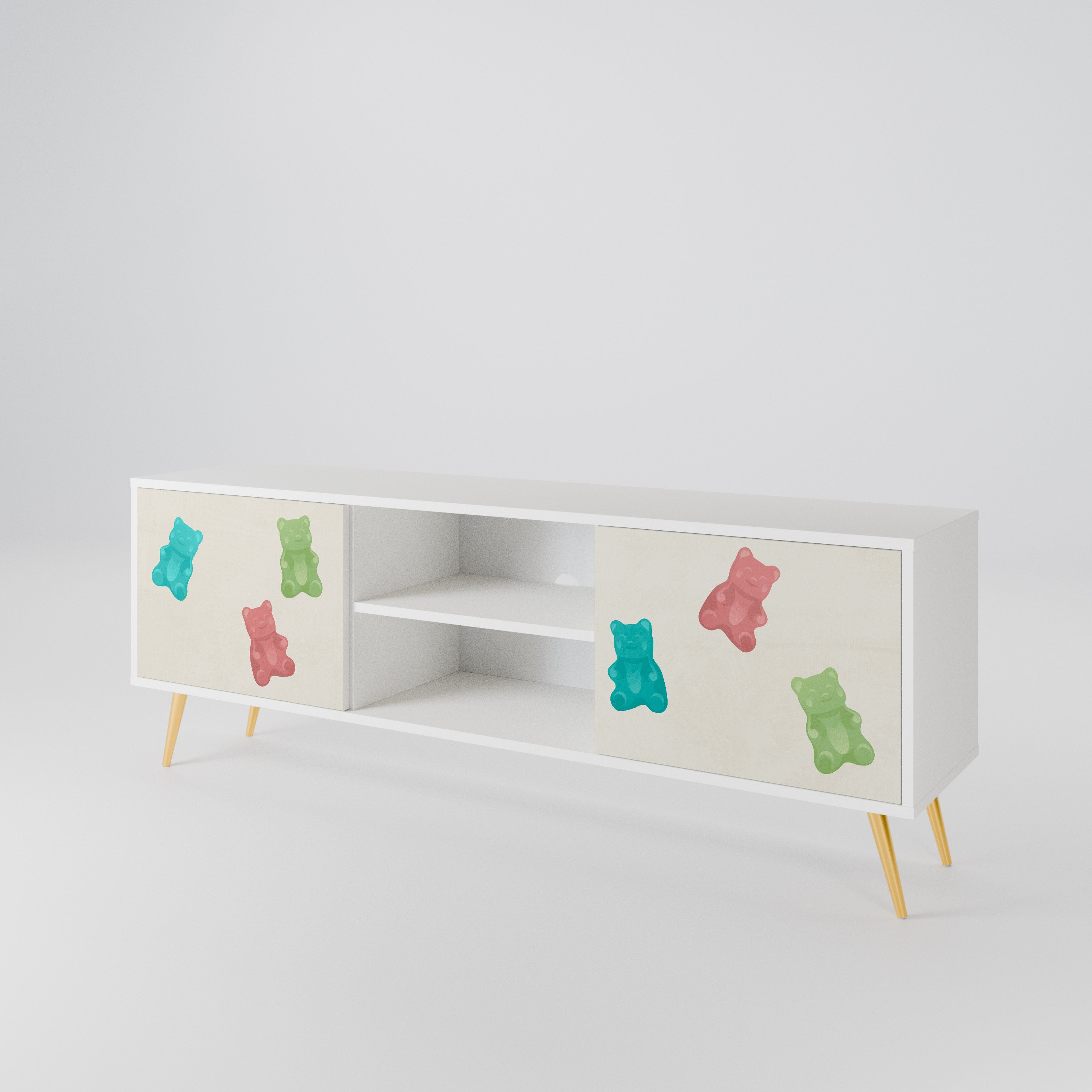GUMMY BEARS 2-Door TV Cabinet