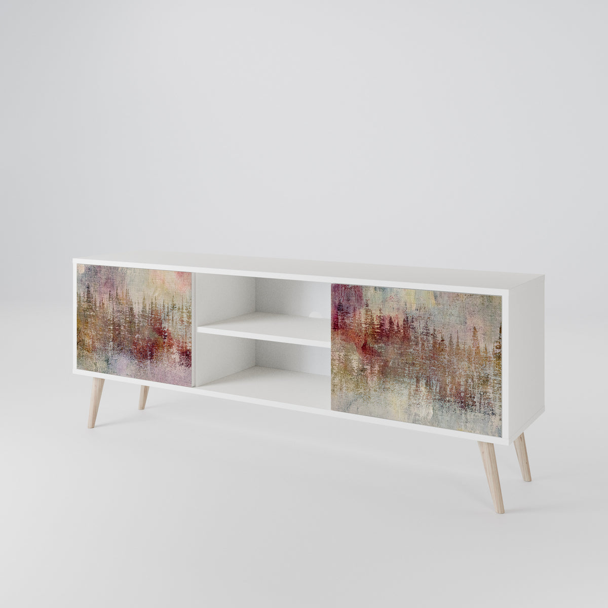 VEILED SUMMIT Mueble de TV de 2 Puertas