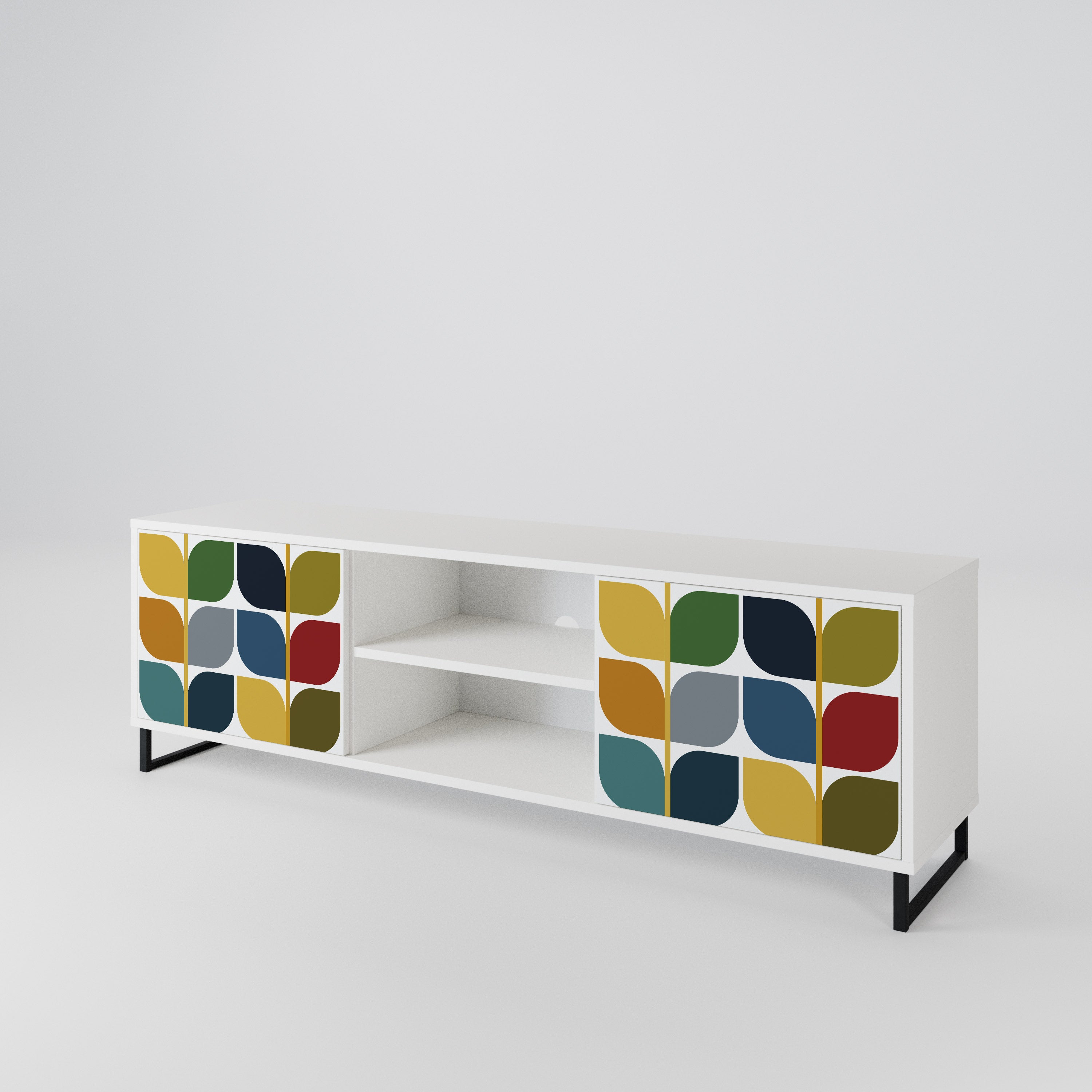 WEIGHTLESS HOURS Mueble de TV de 2 Puertas
