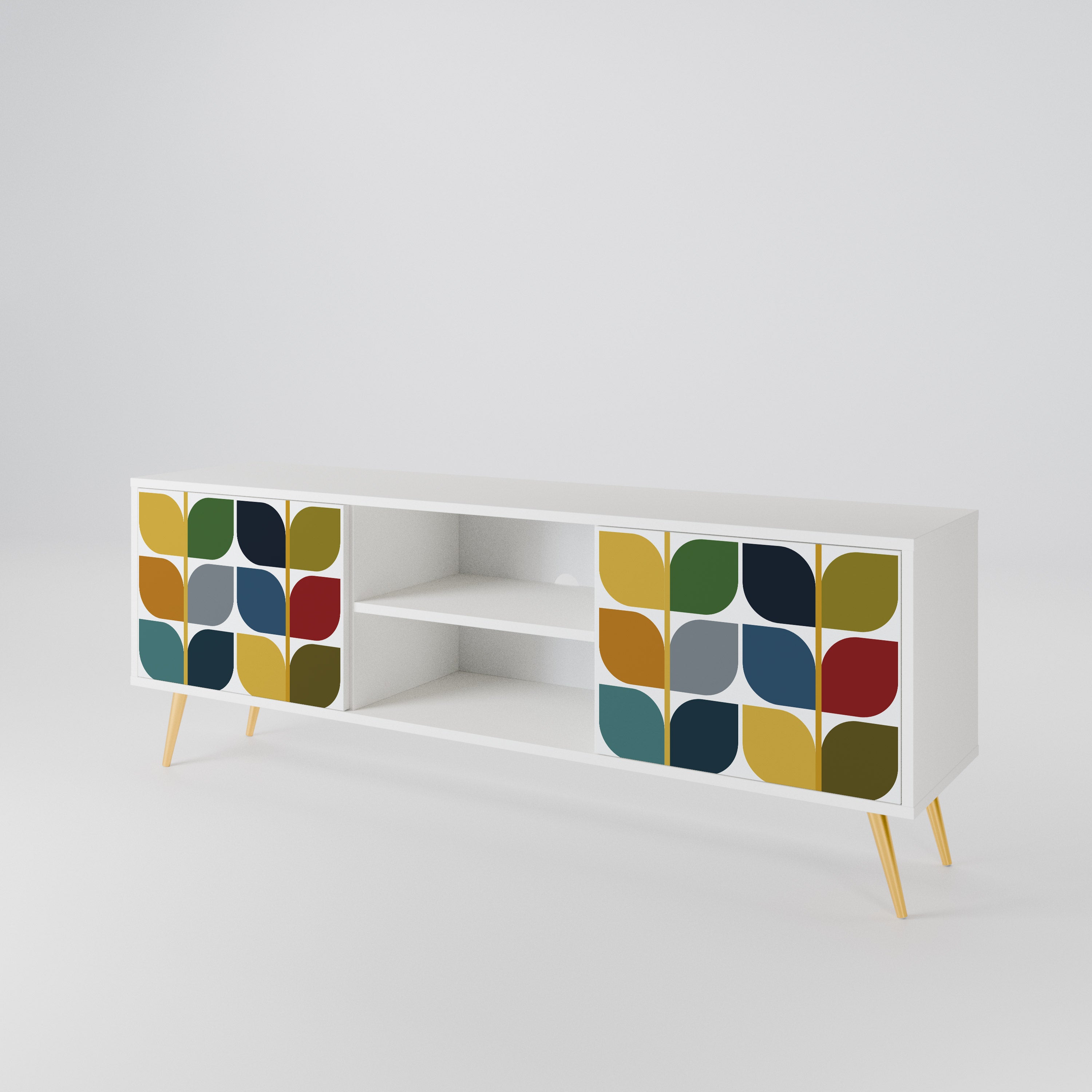 WEIGHTLESS HOURS Mueble de TV de 2 Puertas