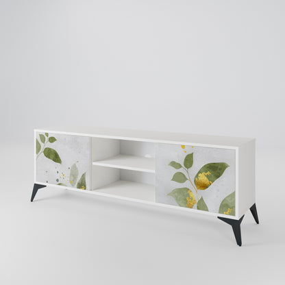 ELEGANT BOTANICS Mueble de TV de 2 Puertas